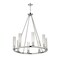 Z-Lite Beau 8 Light Chandelier, Polished Nickel & Clear 3031-8PN - alternate 2